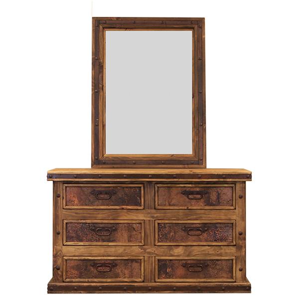 Copper Panel Dresser (Mirror Sold Separately)