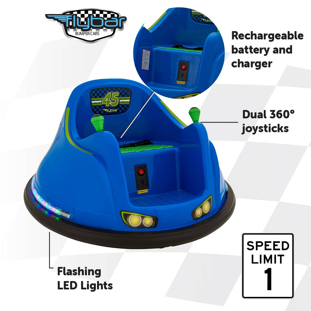 FunPark Electric Bumper Car 6V (V1) Blue/Green