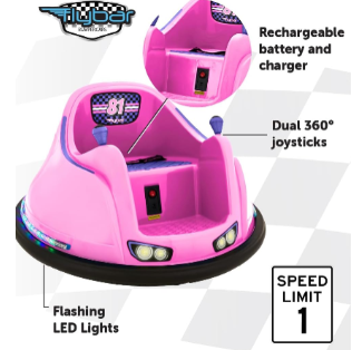 FunPark Electric Bumper Car 6V (V1) Pink