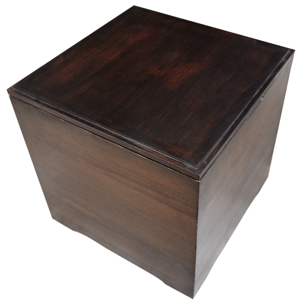 Handcrafted Solid Wood Coffee Table with Integrated Seating