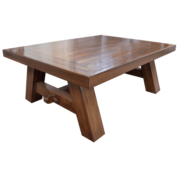 Handcrafted Solid Timber Coffee Table for Western Décor