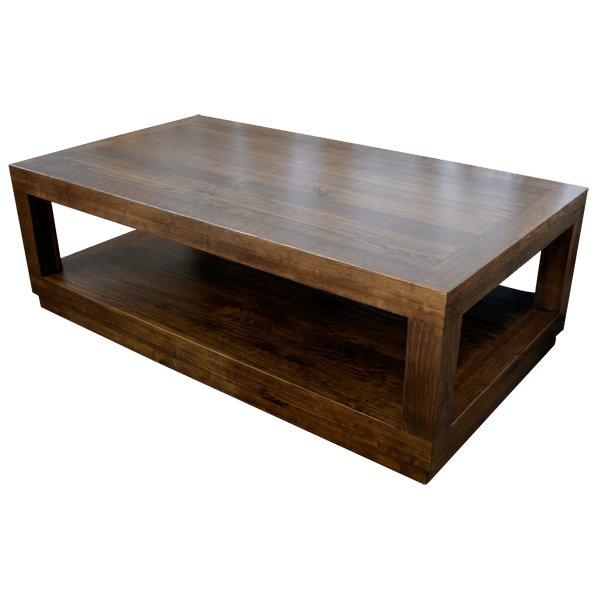 Handcrafted Solid Wood Coffee Table with Customizable Features