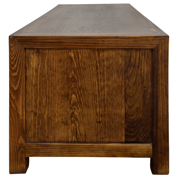 Handcrafted Coffee Table with Silver-Plated Drawer Handles