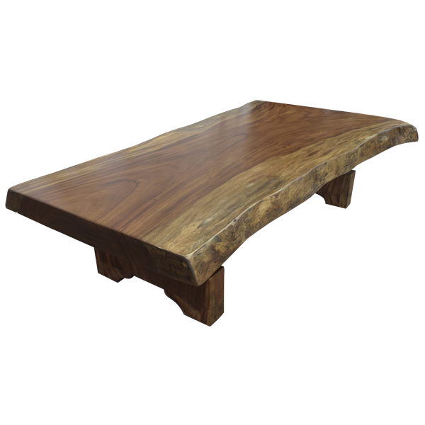 Natural Edge Wooden Coffee Table