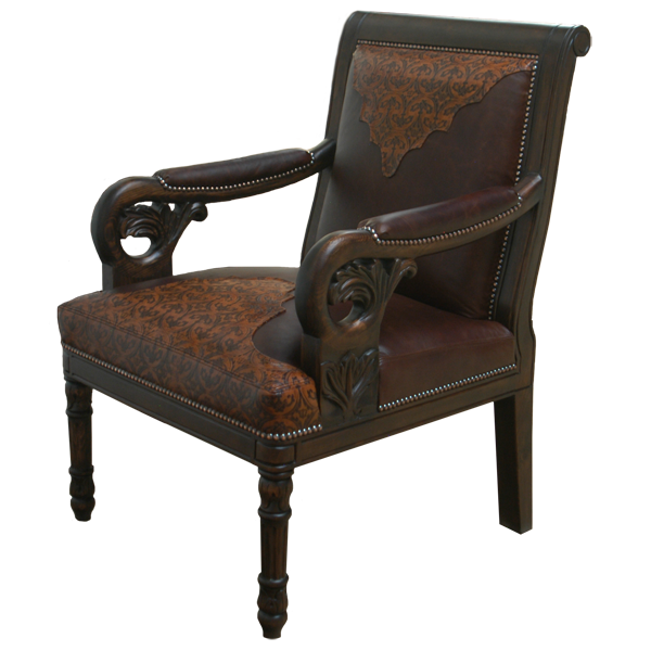 Boot Spur Transitional Dining & Side Chair