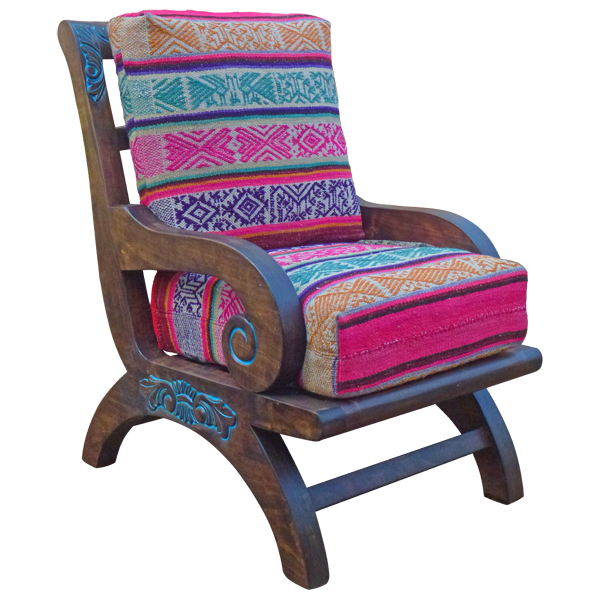 Pink Skies Accent Chair
