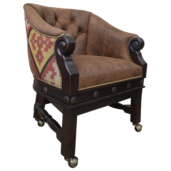 Black Bull Trail Transitional Dining Chair