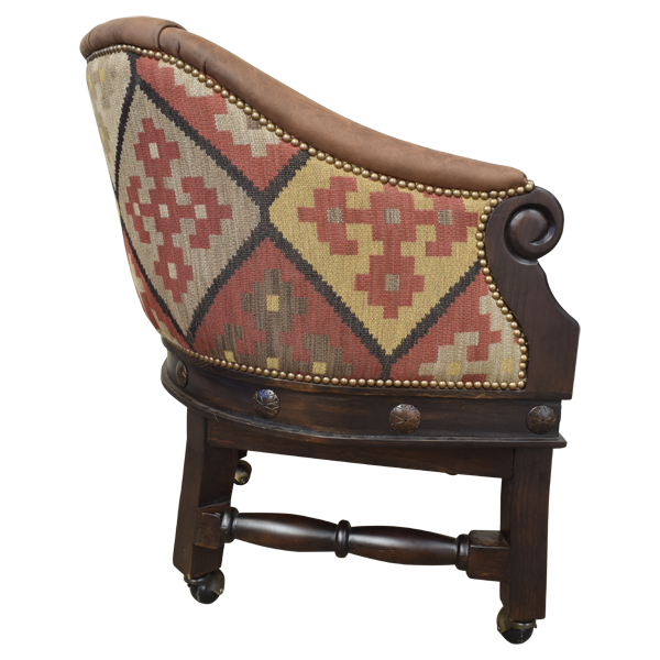 Black Bull Trail Transitional Dining Chair