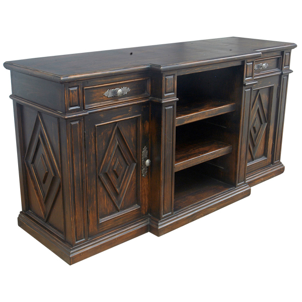 Wrangler's Way Transitional Credenza Table