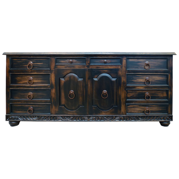 Sunset Trail Transitional Credenza Table