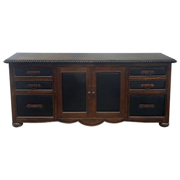 Old Stagecoach Transitional Credenza Table
