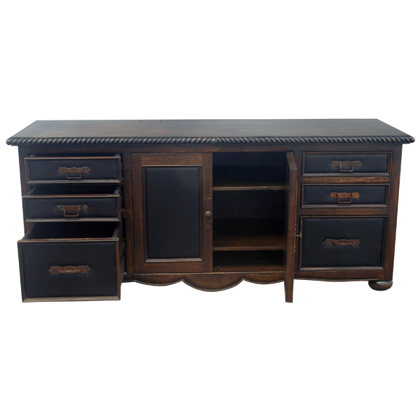 Old Stagecoach Transitional Credenza Table