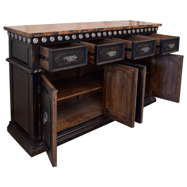 Spurs Transitional Credenza Table