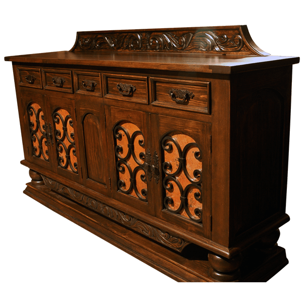 Rancho Sonora Transitional Credenza Table