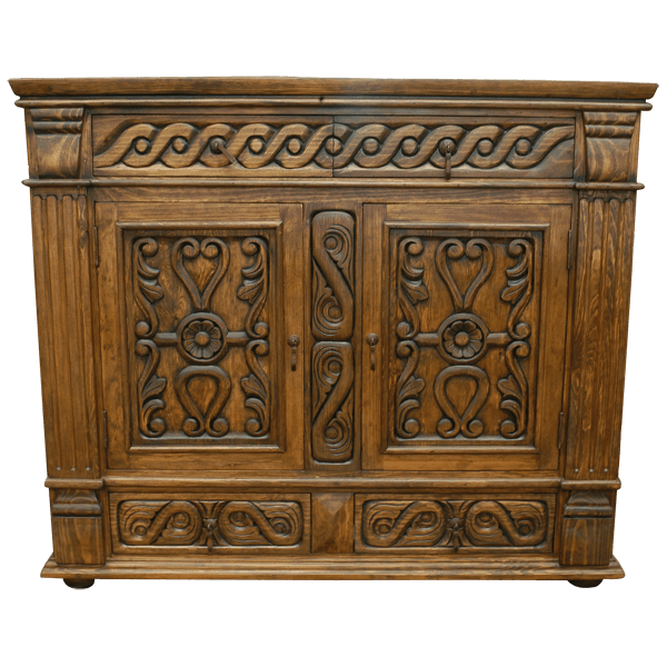 Sols Wash Transitional Credenza Table