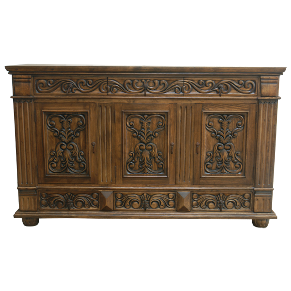 Cactus Classic Transitional Credenza Table