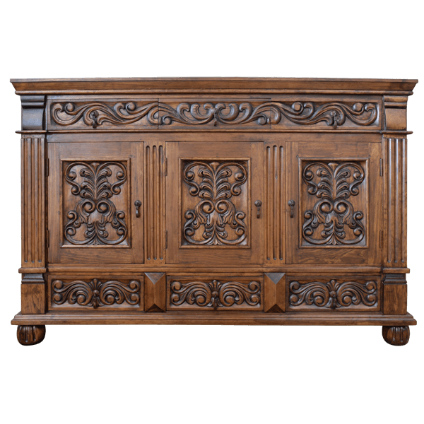 Garcia Little Red Transitional Credenza Table