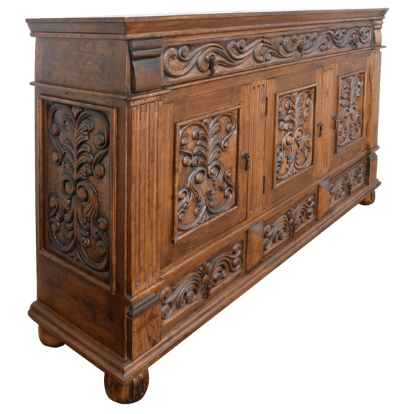 Garcia Little Red Transitional Credenza Table