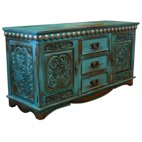 Cowboys Way Transitional Credenza Table