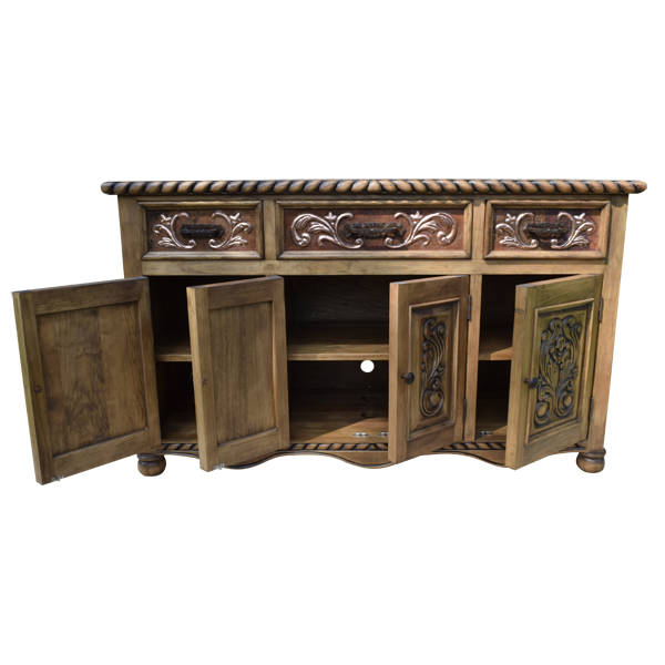 Mormon Trail Transitional Credenza Table