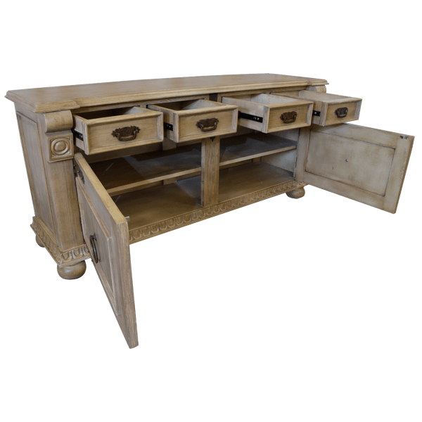 Western Trading Transitional Credenza Table