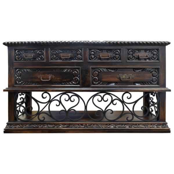 Santa Fe Spur Transitional Credenza Table