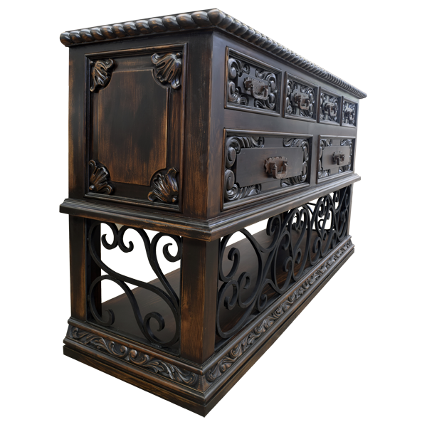 Santa Fe Spur Transitional Credenza Table