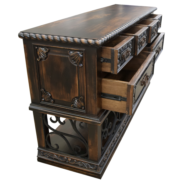 Santa Fe Spur Transitional Credenza Table