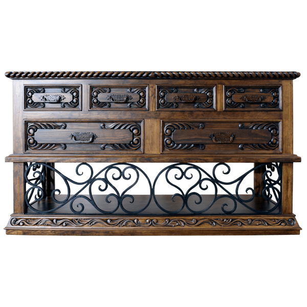 Mercantile Transitional Credenza Table
