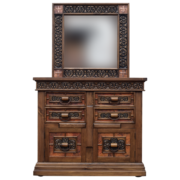 Monte Vista Manor Transitional Credenza Table
