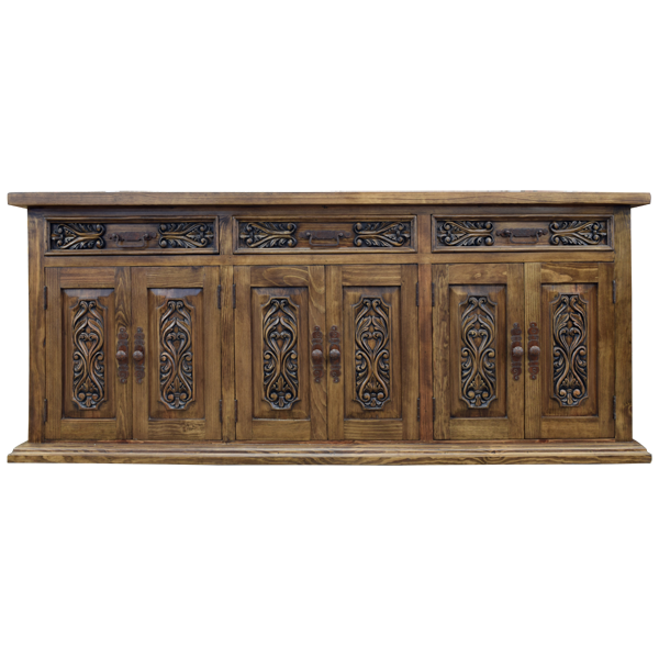 Desert Rose Transitional Credenza Table