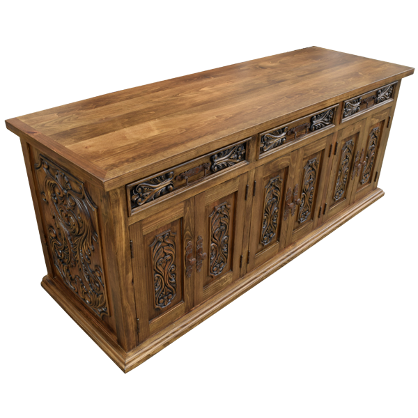 Desert Rose Transitional Credenza Table