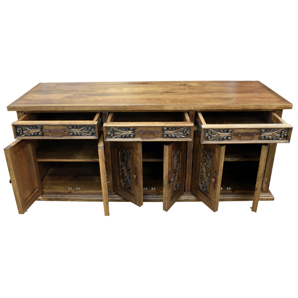 Desert Rose Transitional Credenza Table