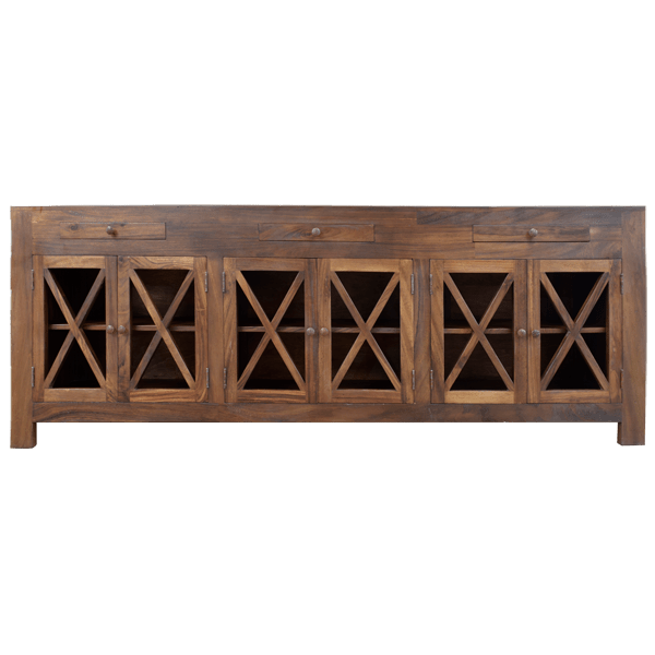 Blue Tank Transitional Credenza Table