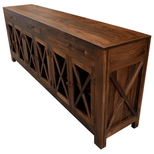 Blue Tank Transitional Credenza Table
