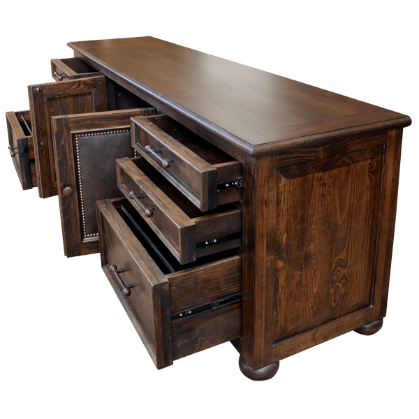Lazy Fox Transitional Credenza Table