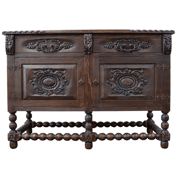 Sunset Vista Transitional Credenza Table