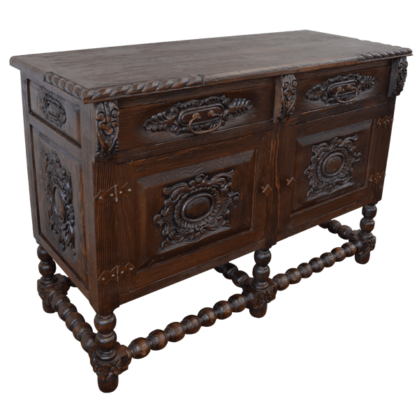 Sunset Vista Transitional Credenza Table