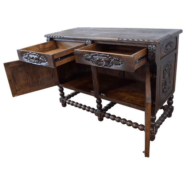 Sunset Vista Transitional Credenza Table