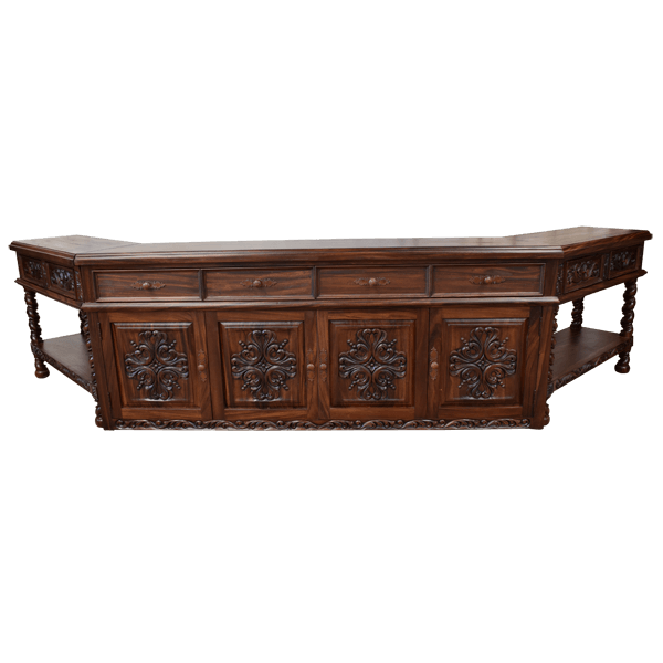 Trotter Trail Transitional Credenza Table