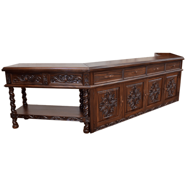 Trotter Trail Transitional Credenza Table