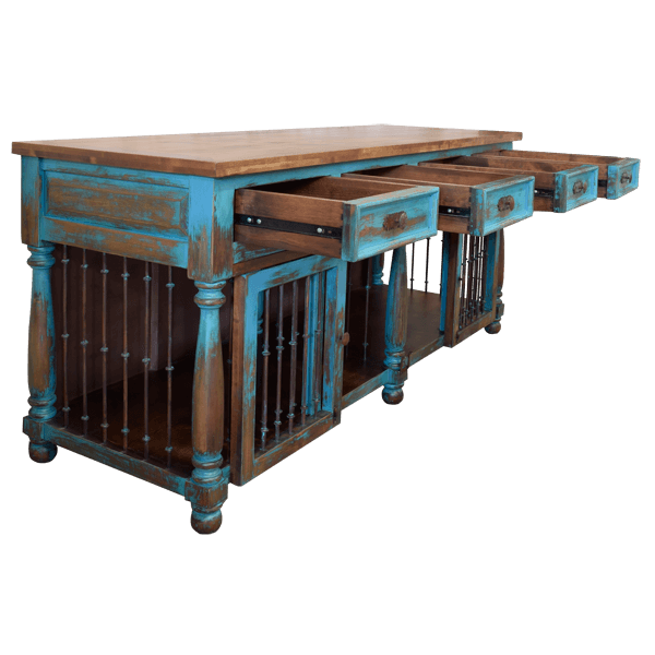 Trail Boss Transitional Credenza Table
