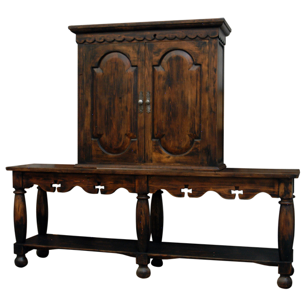 Gold Nugget Console Table