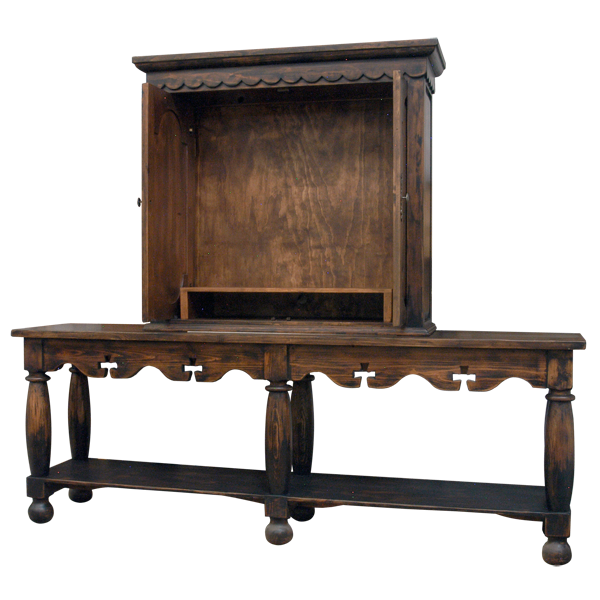 Gold Nugget Console Table