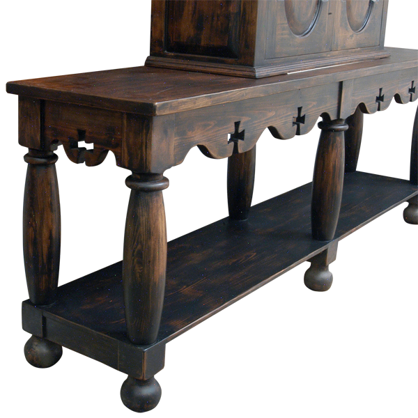 Gold Nugget Console Table