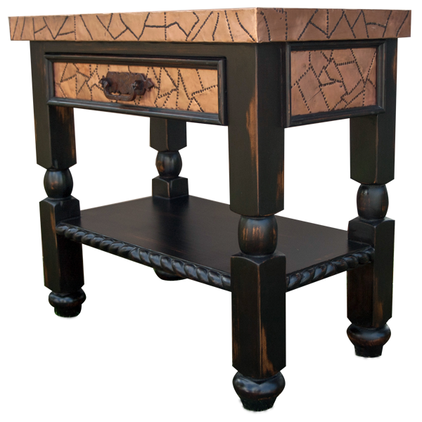 County Line Gunstock Console Table