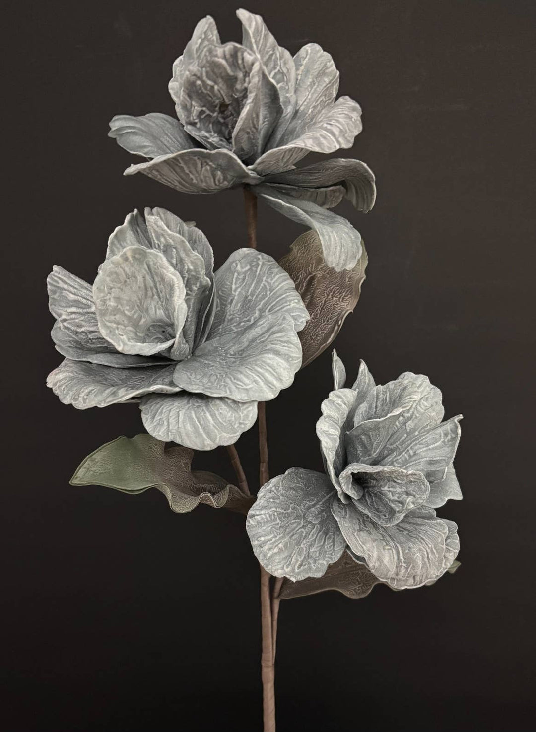 FROSTED TEAL  FLOWER 35.5"