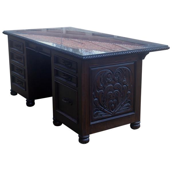 Branded in Bronze Executive Desk