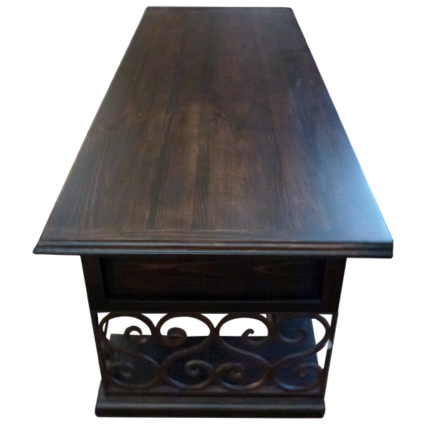Sculpted Mesa Executive Desk