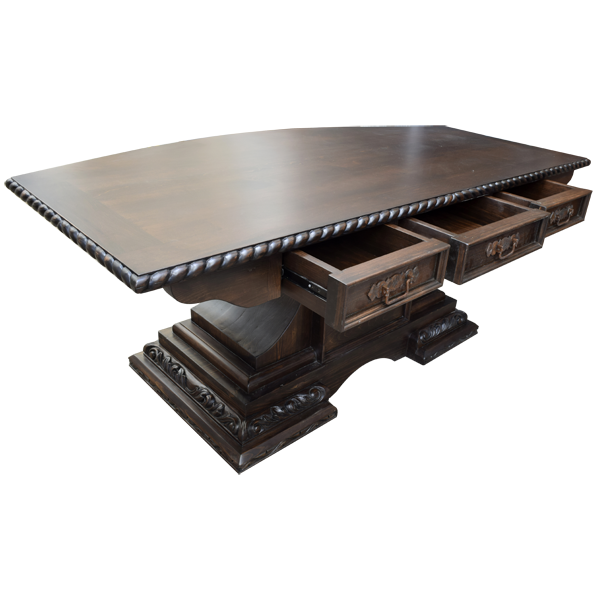 Canyon Etched Executive Desk